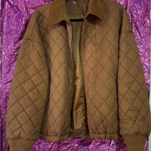 Uniqlo : C Collection Brown Quilted Jacket